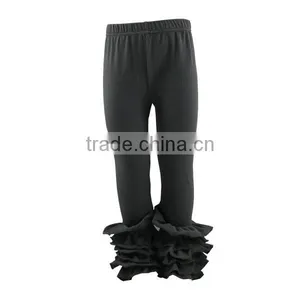 Wholesale Girls Boutique Ruffle Icing Leggings Pants Girls Kids Baby Toddler Spring Wear Valentine Icing Pants thumbnail-3