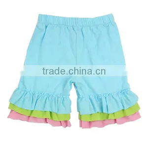 2017 New Style Wholesale Summer Baby Girls Ruffle Shorts Triple Ruffle Icing Shorts thumbnail-5