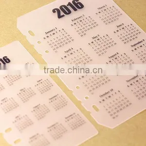 A5/A6 Timetable Board for Planner Transparent PP Spacer for Notebook Customizable Elastic Board thumbnail-4