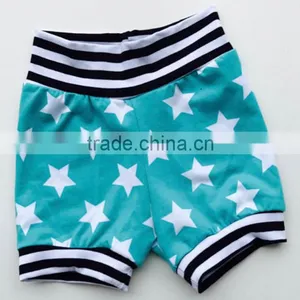 Wholesale Girls Boutique Summer Blue Stars Black Striped Shorts Pants Girls Half Pants thumbnail-1