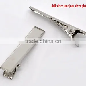Wholesale Hair Accessories Silver Tone Prong Barrettes Hair Clips thumbnail-1