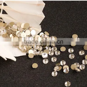 NHF 2058 Crystal BLING Chaton Flat Back Glass Nail Rhinestones thumbnail-5