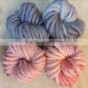 Popular Super Chunky Yarn in Knitting Blanket With Big Loop thumbnail-2