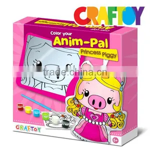 Arts and Craft Kit Color Your Anim-Pal Princess Pig thumbnail-3