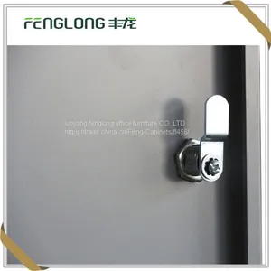 Wide White 1 Door Iron Locker With Hanging Rod thumbnail-3