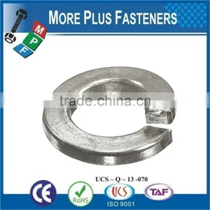 Made in Taiwan Bright Blue Zinc Stainless Steel Spring Standard Medium Split Lock Washer thumbnail-5