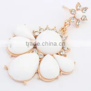 Fashion Contracted Joker White Earrings thumbnail-4