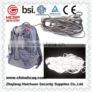 High Visibility Gray Reflective Piping/reflective Ribbon for Bags thumbnail-1