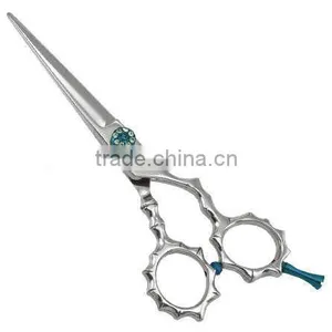 Professional High-quality Jewel Inserted Hairdressing Scissors 3PCS Set thumbnail-1