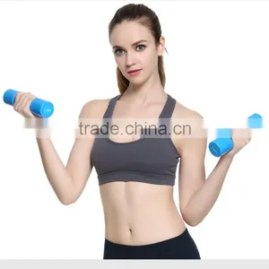 Solid Color Women Fitness Workout Sexy Yoga Bra thumbnail-1