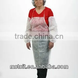 Disposable White Color Anti-dust PP Non-woven Sleeve Cover/oversleeve for Cooking thumbnail-1