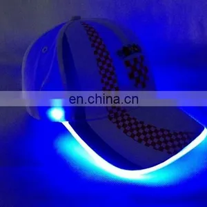 China Supplier Led Light Caps With Led Light Bar Flat Embroidery Design For Full Cap Wholesale thumbnail-1