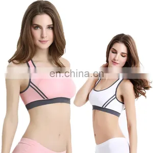 Cheap Wholesale Women Sexy Sport Wear Yoga Seamless Sports Bra thumbnail-1