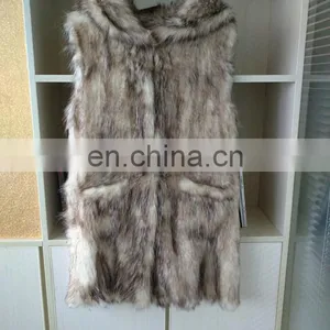 Genuine Possum Fur Long Vest for Women thumbnail-2