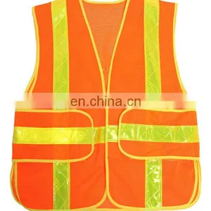 High Reflective Safety Hi-vis Wasitcoat Vest/ Road Safety Policemen Workwear Vest thumbnail-1