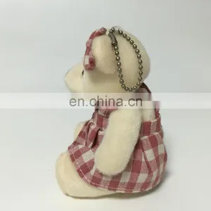 Girl Bear Toy With Skirt Cute Gift CE Plush Keychain thumbnail-2