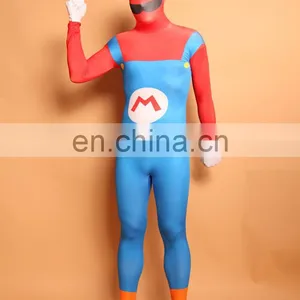 Blue & Red Second Skin Cosplay Suits For Woman Man 2nd Skin Costume thumbnail-1