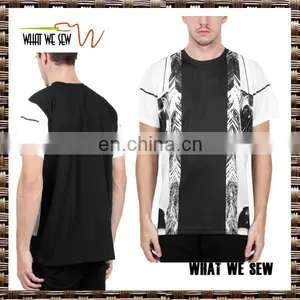 Mens Sublimation Printing T-shirts Short Sleeve Dri Fit t Shirts Dri Fit Sports t Shirt thumbnail-1