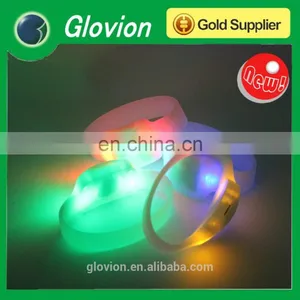 High Quality Remode Control LED Silicone Bracelet for Party thumbnail-2