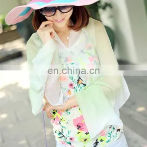 2015 Summer Uv Protection Hand-painted Raglan Sleeves Shawls(PP540EL-P) thumbnail-1