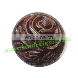 Handmade Wood Buttons, Size : 6x25mm BTWDR039 thumbnail-1