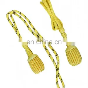 Uniform Silver Bullion Sword Knot With Silver Strap | Uniform Accoutrements thumbnail-3