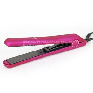 Private Label Hair Tools Tourmaline Ceramic Coated Plate Flat Iron thumbnail-1