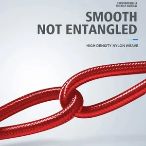 2.1 Ah Super Deal Cheap Lightning Cable Nylon Braided USB Cable for IPhone thumbnail-4