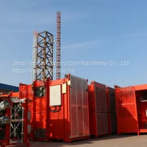DAHAN Hoist 4t SC200/200 Double Cage VFD Construction Hoist Frequency Type With Schneider Invertor Popular in Dubai thumbnail-1