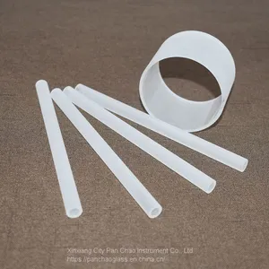 Heat Resistant Frosted Opal Tube Glass Quartz Glass Tube for Sale thumbnail-5