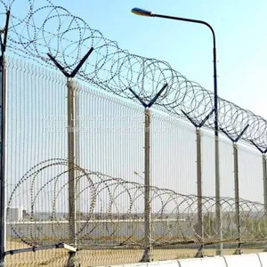 HIGH SECURITY WITH RAZOR WIRE 358 SECURITY FENCE thumbnail-1