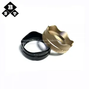 OEM Aluminum DSLR Camera Part Cnc Machining Lens Hood Part thumbnail-4