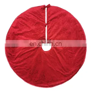 Decorative Print Red Stripe Tree Skirt for Christmas thumbnail-7