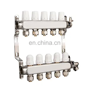 PEX Stainless Steel Radiant Manifold Water Mixing Control Center for Floor Heating Heat System thumbnail-4