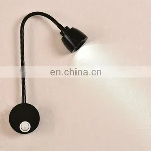 Flower Like No Wiring Wall Lamp With Chrome And Black Colour Hot Welcome Reading Lamp Bed Wall Factory Wall Lamp Designs thumbnail-4