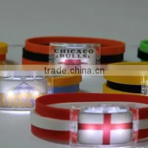 New Fashion Men Punk Charm Bracelet Silicone Bangle Sports Casual Wristband Birthday Gift thumbnail-5