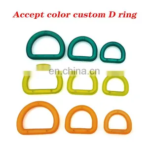 Accept Color Custom D Ring PP Covered and Stainless Steel Light and Durable Ring thumbnail-2