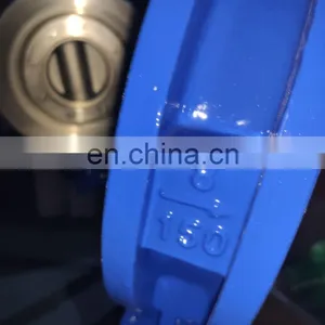 Butterfly Valve Wafer Type Triple Eccentric Type Carbon Steel Stainless Steel With Pneumatic Actuator Mariposa Valvulas thumbnail-3