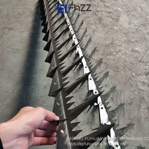 Perimeter Security Anti Climb Hot Dipped Galvanized Wall Spike thumbnail-3