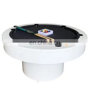 Round MDF/STONE Billiard Table Snooker Table Standard Family Club Multifunctional Round Solid Wood Billiard Table thumbnail-1