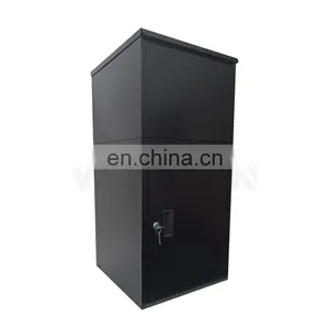 Standing Letter Box Large Freestanding Parcel Post Box With Lock Waterproof Mailbox thumbnail-5