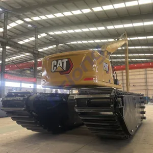 Hydraulic Amphibious Floating Excavator With Long Reach Arm thumbnail-4