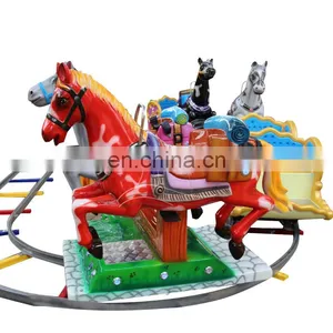 Horse Track Train Rides Playground Fun Products Children Amusement Park Equipment for Sale thumbnail-1