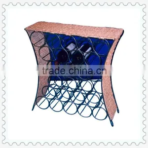 2013 Novelty Tall Metal Wine Rack thumbnail-1