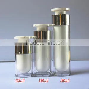 15ml Plastic Cosmetic Lotion Airless Bottle thumbnail-1