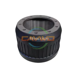 Brake System Brake Drum for BPW 031097630 thumbnail-5