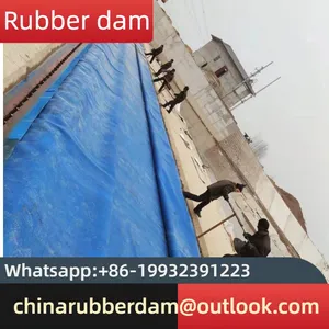Small River Water Storage Landscape Inflatable Rubber Dam, River Blocking Dam, Embankment Inflatable Dam, Flood Control Dam, Inflatable Rubber Dam thumbnail-1