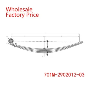 701M-2902012-03 701M Leaf Spring Wholesale For TRAILER thumbnail-1