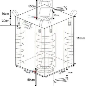 Conductive FIBC Bag/pp Ton Bag/pp Big Bag for Packaging Iron Ore thumbnail-3