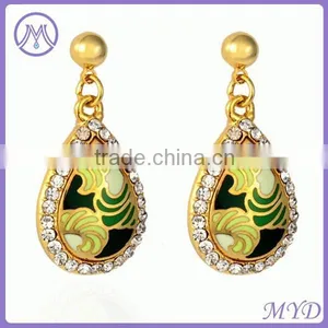 Fashion Enamel Drop Earrings Jewelry Making thumbnail-5